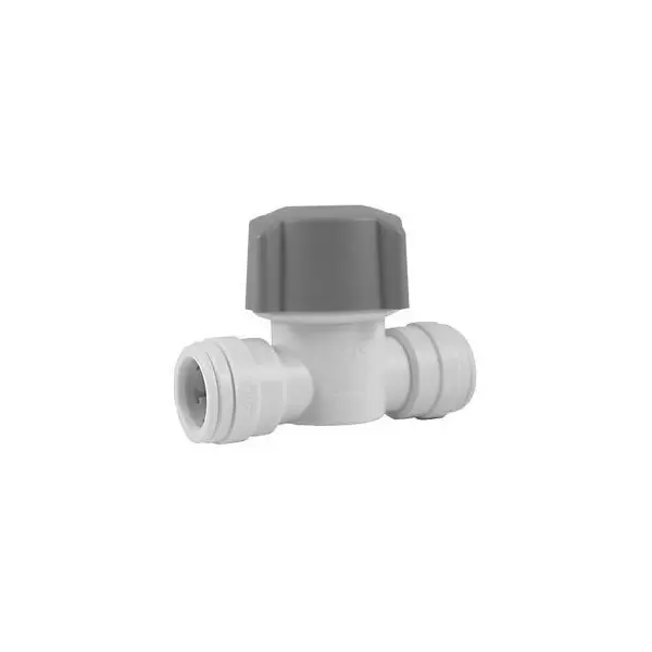 Llave de paso plástica