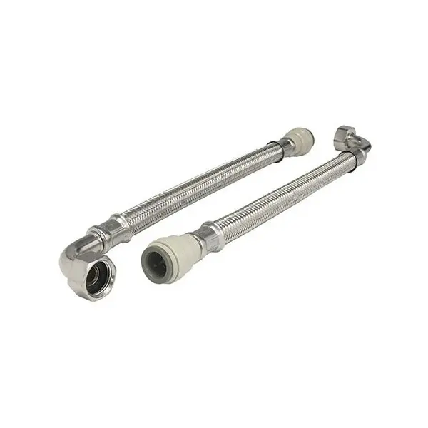 Latiguillo 300mm Speedfit 15mm x Tuerca Rosca BSP 1/2 acodado