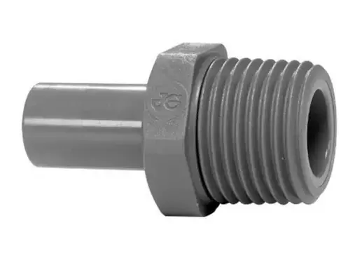 Adaptador macho espiga lisa - Rosca BSPT