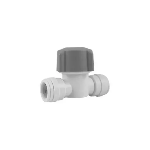 Llave de paso plástica