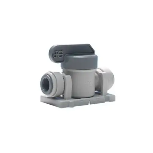 [PISV04KIT] Llave de paso 3/8" (Acetal) con base fijación