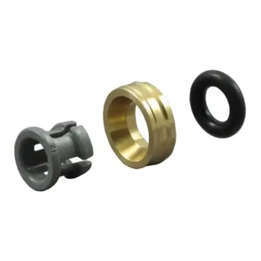 Cartucho corto de acetal gris - cuerpo latón -  junta NBR-nitrilo