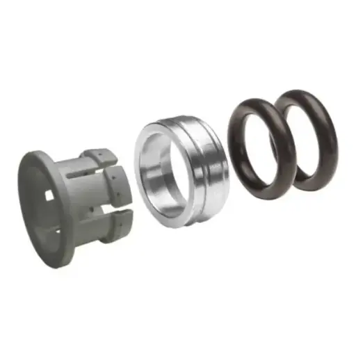Cartucho corto de acetal gris - cuerpo inox -  2 juntas NBR-nitrilo