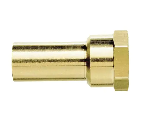 Adaptador hembra espiga lisa latón